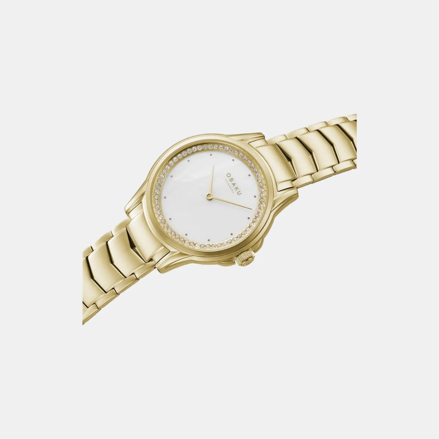 Women's White Analog Stainless Steel Watch V261LEGWSG