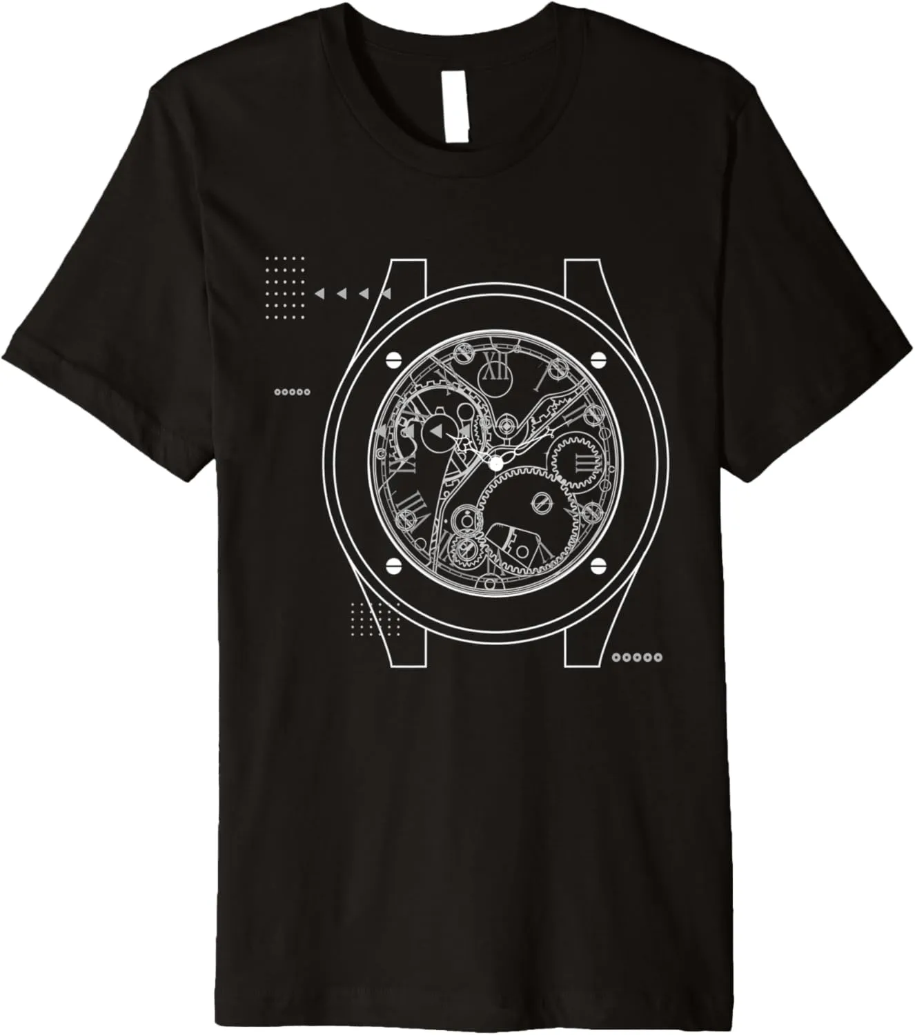 Wristwatch Horologist Wristwatch Skeletonized Watch Luxury Premium T-Shirt