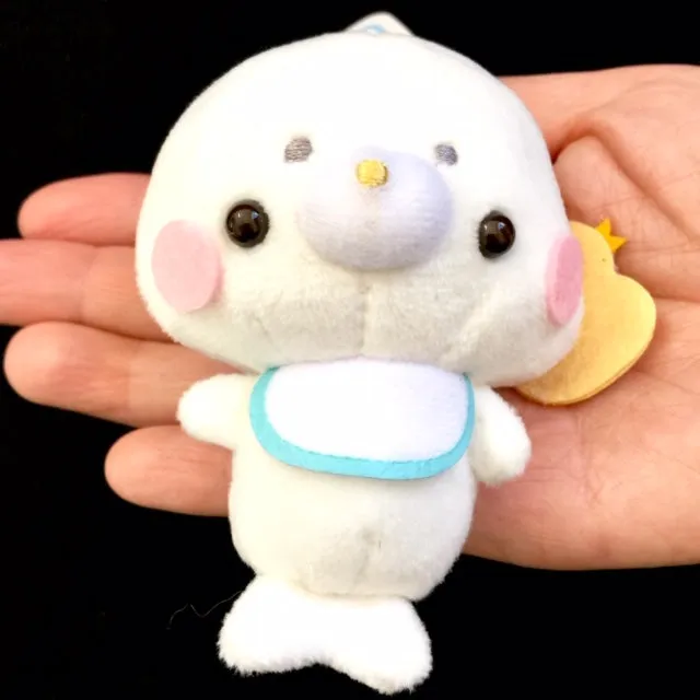X 63023 Baby Animal with Bibs Plush Key Charms-DISCONTINUED