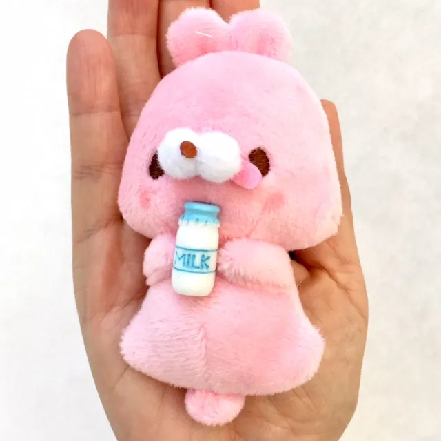 X 63024 MILK BABY ANIMALS PLUSH KEY CHARMS-DISCONTINUED