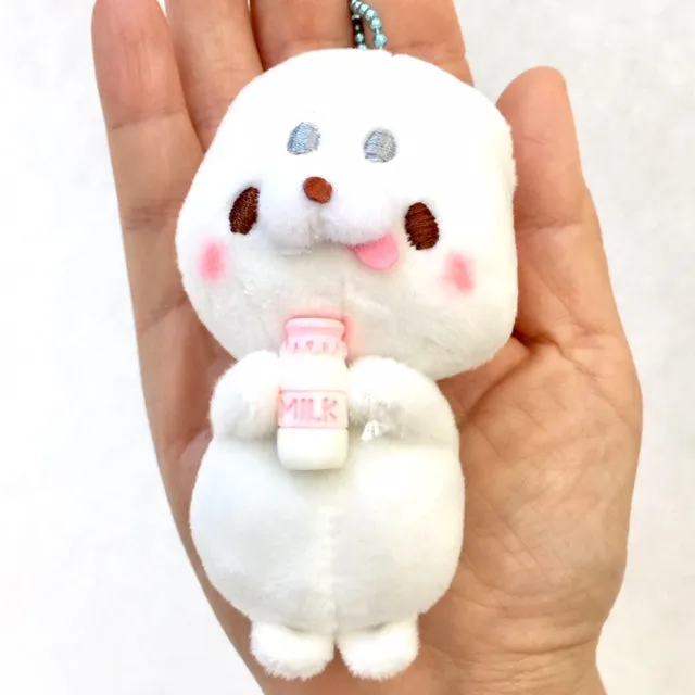 X 63024 MILK BABY ANIMALS PLUSH KEY CHARMS-DISCONTINUED