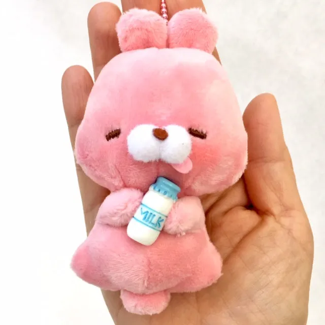 X 63024 MILK BABY ANIMALS PLUSH KEY CHARMS-DISCONTINUED