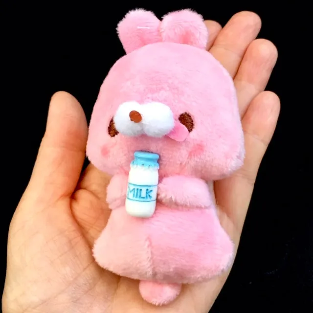 X 63024 MILK BABY ANIMALS PLUSH KEY CHARMS-DISCONTINUED