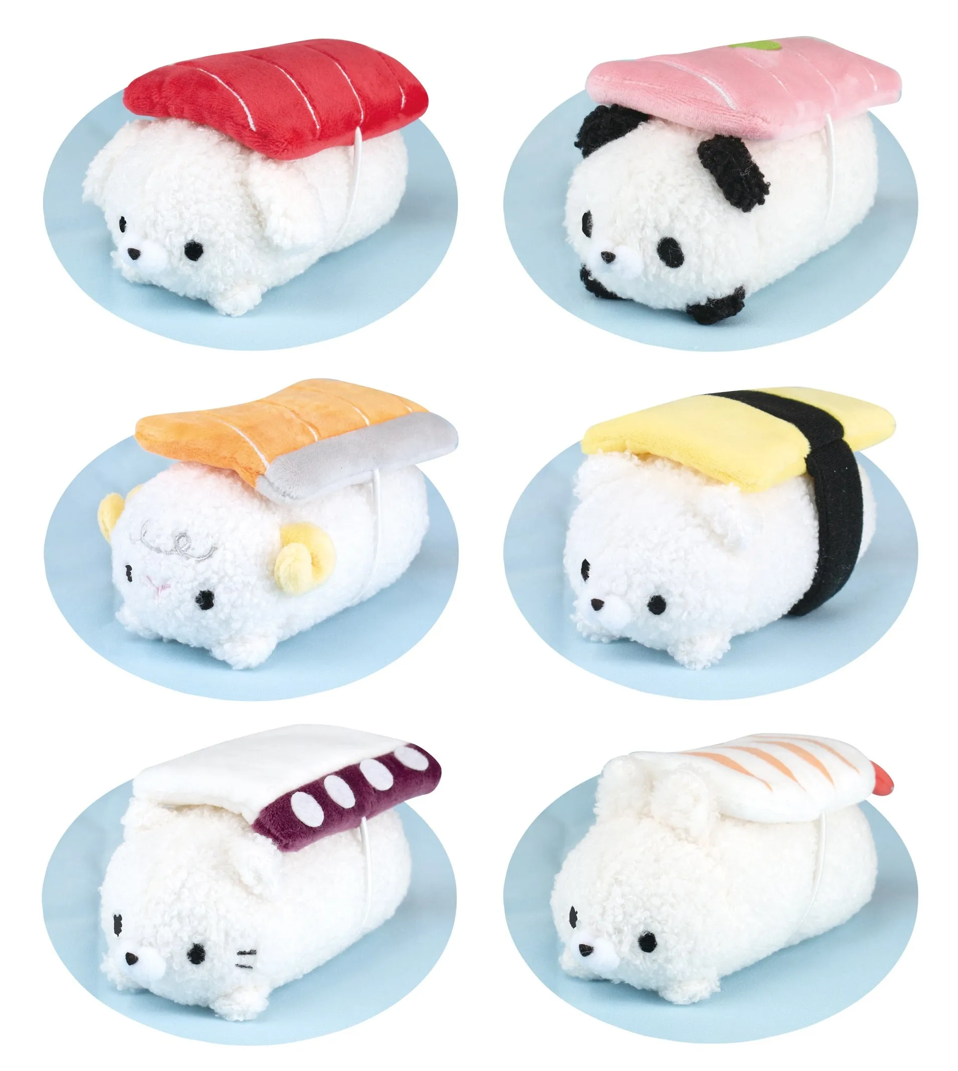 X 63026 SUSHI ANIMAL PLUSH-DISCONTINUED