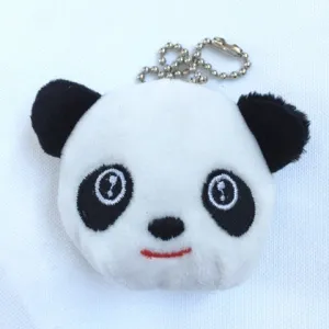 X 630541 2 inch PANDA HEAD PLUSH KEY CHAIN - DISCONTINUED