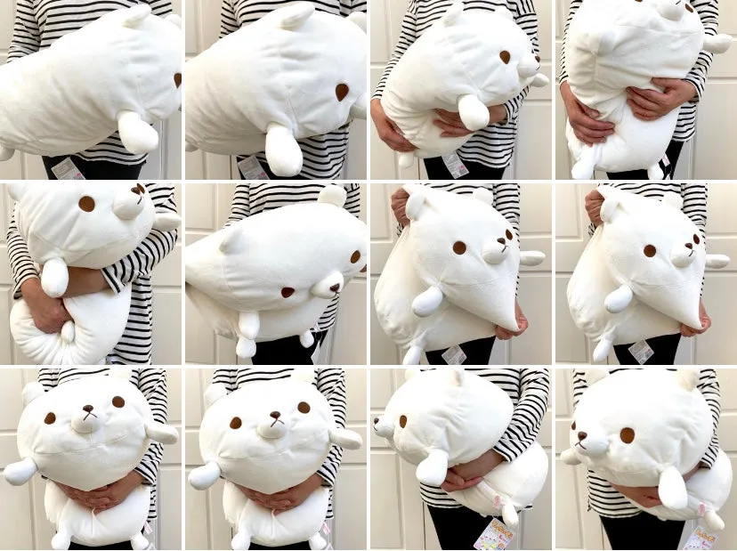 X 63083 JUMBO MARSHMALLOW PILLOW-POLAR BEAR-DISCONTINUED