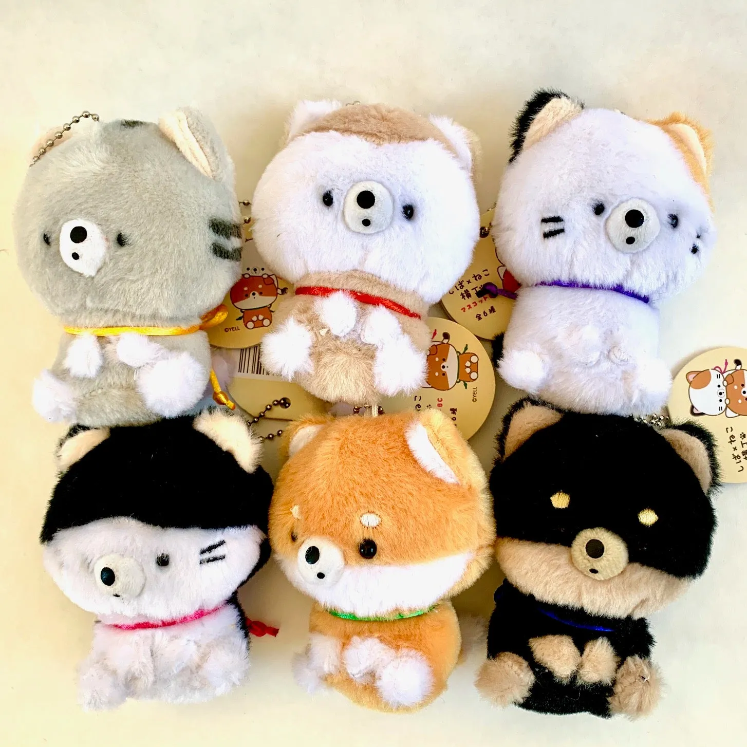 X 63202 CAT & DOG PLUSH CHARM-DISCONTINUED
