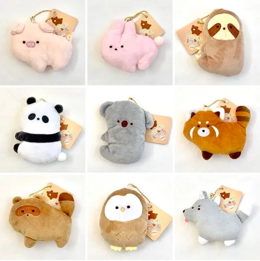 X 63221 ZOO ANIMALS PLUSH CHARMS-DISCONTINUED