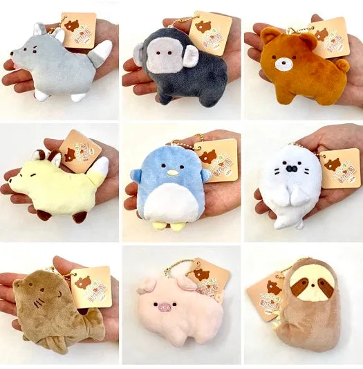 X 63221 ZOO ANIMALS PLUSH CHARMS-DISCONTINUED