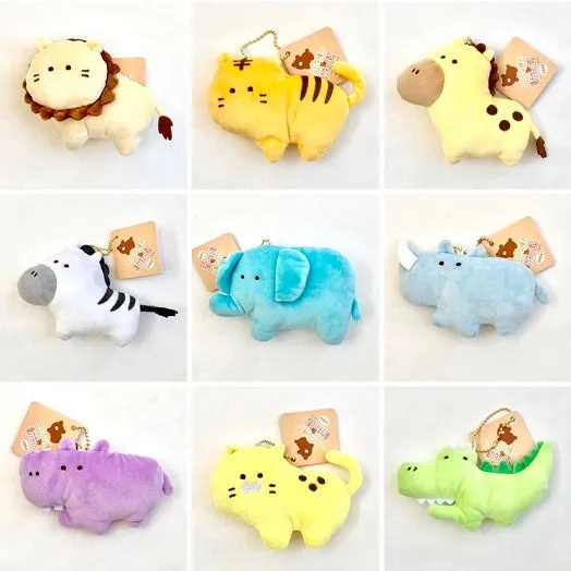 X 63221 ZOO ANIMALS PLUSH CHARMS-DISCONTINUED