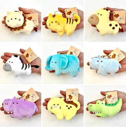 X 63221 ZOO ANIMALS PLUSH CHARMS-DISCONTINUED