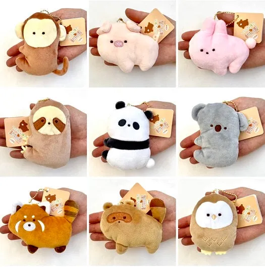 X 63221 ZOO ANIMALS PLUSH CHARMS-DISCONTINUED