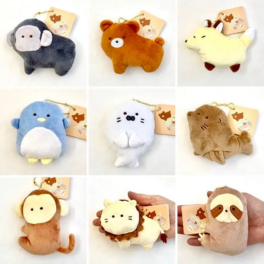 X 63221 ZOO ANIMALS PLUSH CHARMS-DISCONTINUED