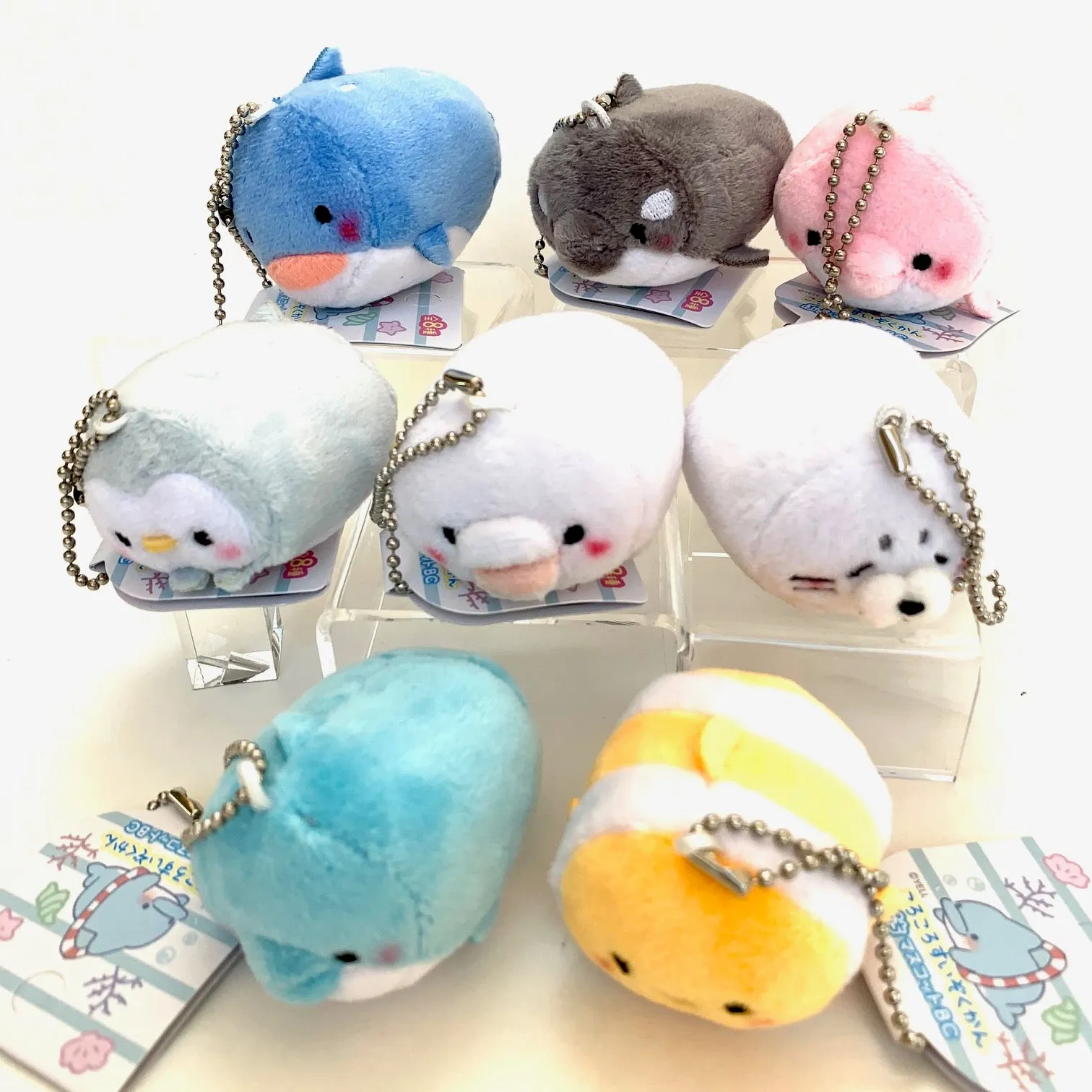 X 63234 Mini Sea Life Plush Charms-DISCONTINUED