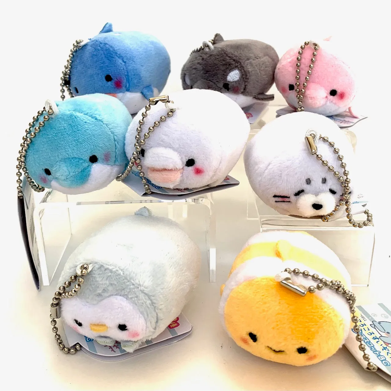 X 63234 Mini Sea Life Plush Charms-DISCONTINUED