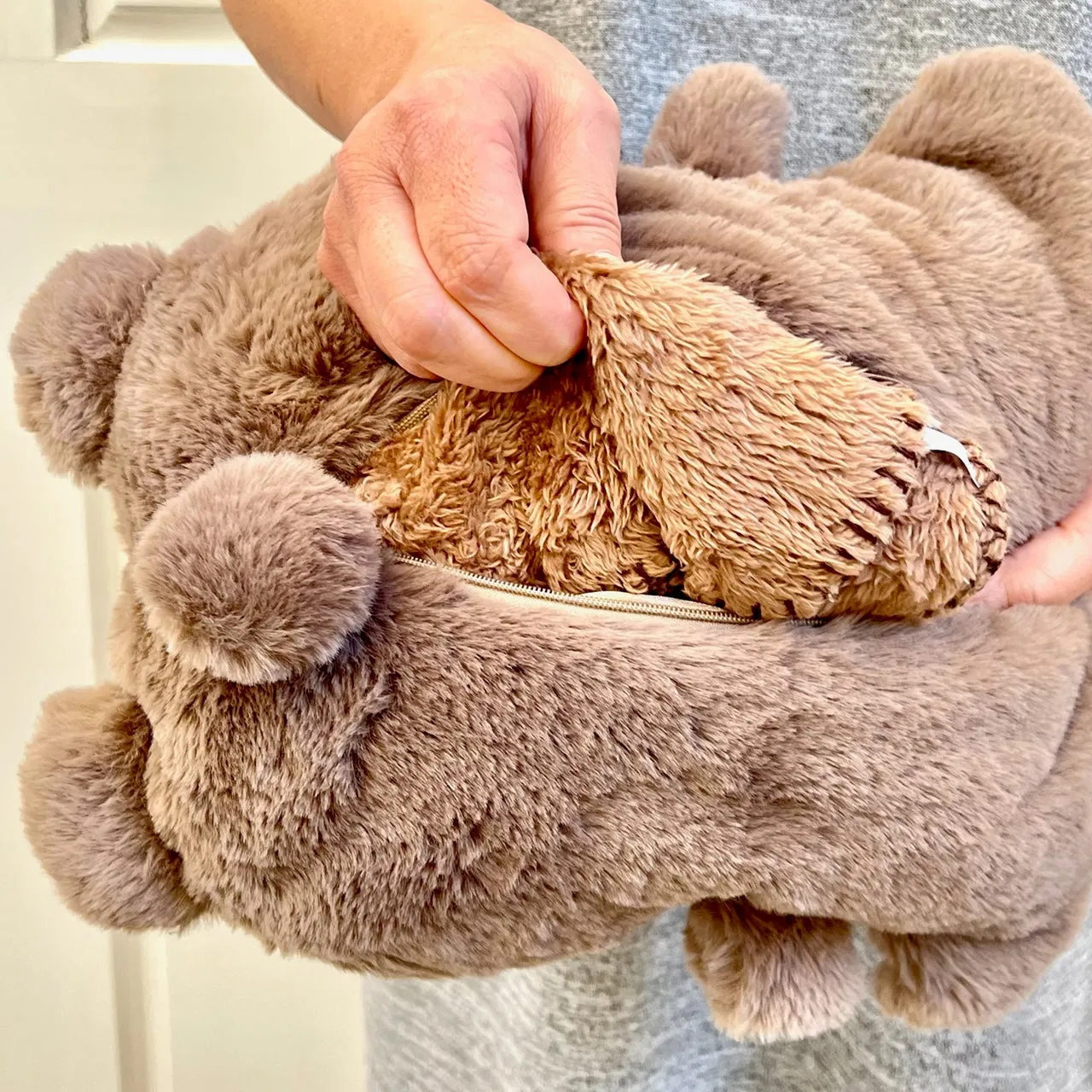 X 63296 JUMBO BEAR BLANKET PLUSH-DISCONTINUED