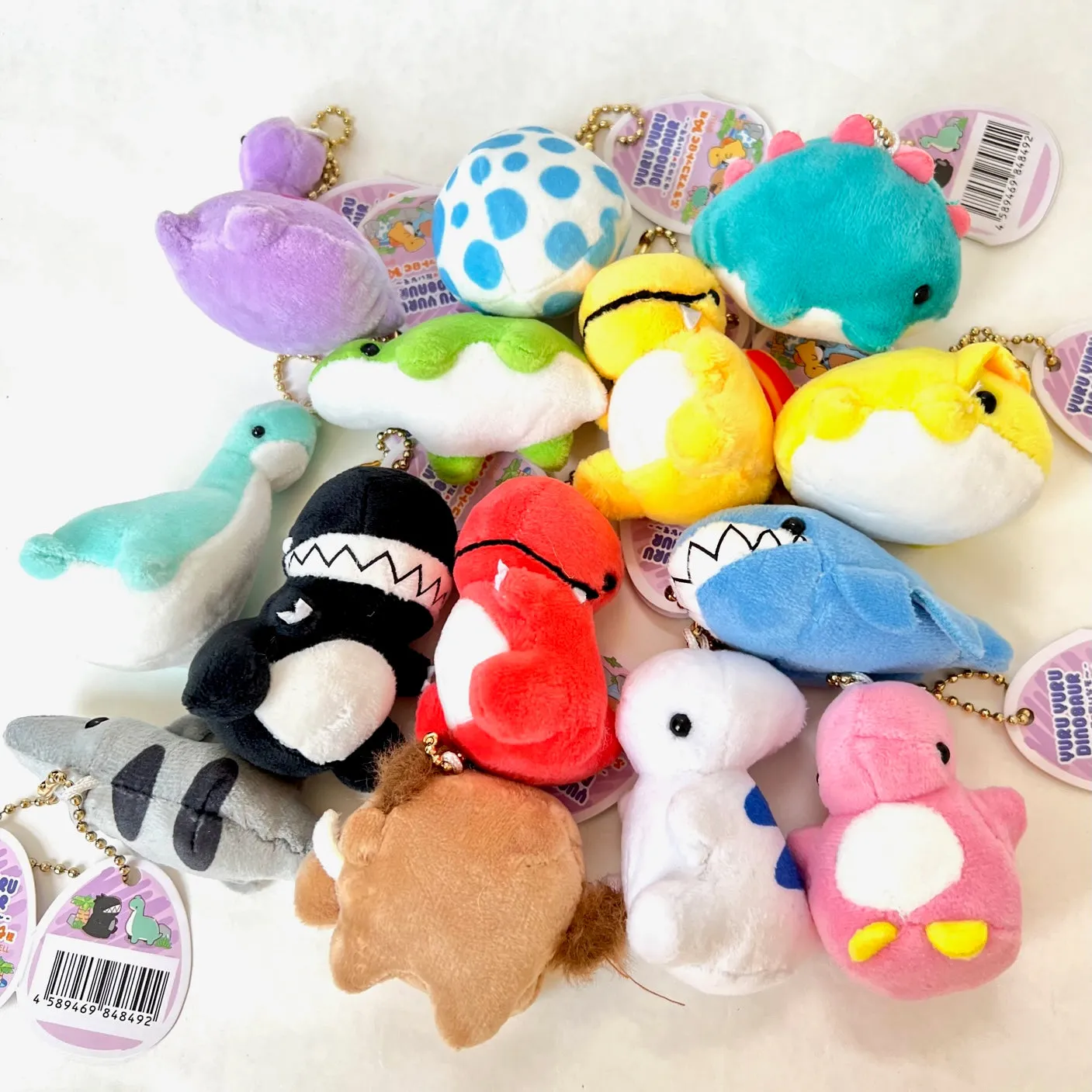 X 63371 TINY DINOSAUR CHARM PLUSH COMBO-DISCONTINUED