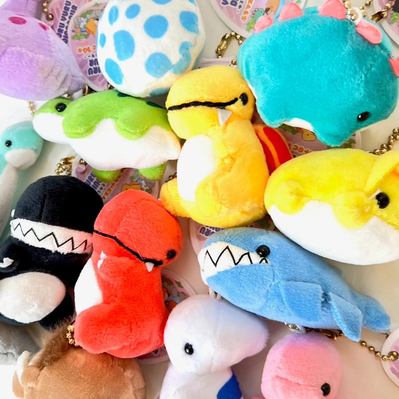 X 63371 TINY DINOSAUR CHARM PLUSH COMBO-DISCONTINUED