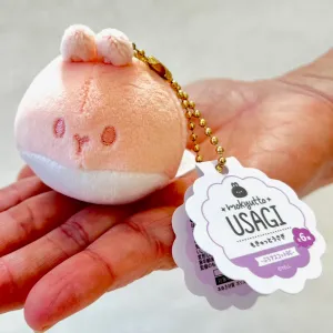X 63418 ROUND RABBIT PLUSH CHARMS-DISCONTINUED
