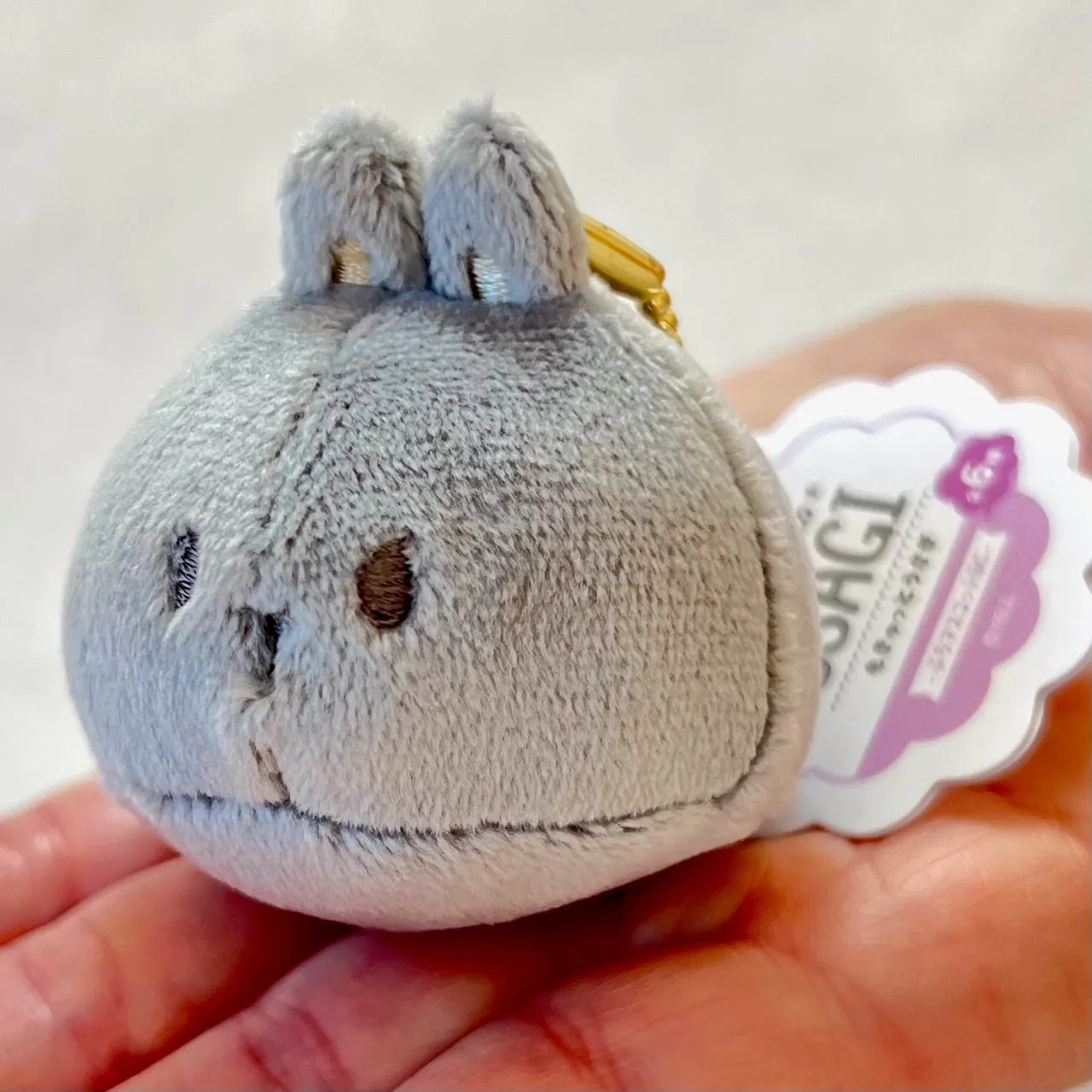 X 63418 ROUND RABBIT PLUSH CHARMS-DISCONTINUED