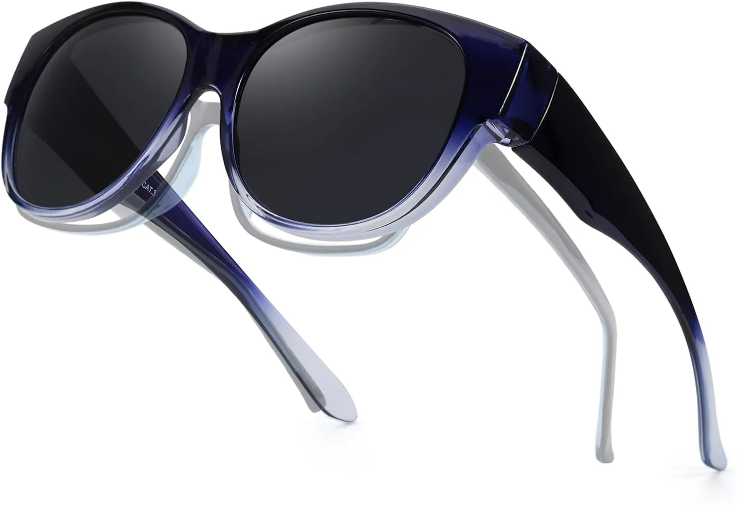 Xfeel Polarized Sunglasses Over Glasses for Women Trendy Shades Over Prescription Eyeglasses Sun Glasses