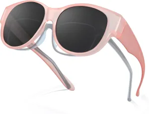 Xfeel Polarized Sunglasses Over Glasses for Women Trendy Shades Over Prescription Eyeglasses Sun Glasses