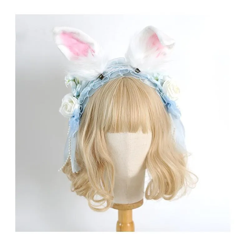 Xiaogui~Elegant Lolita Floral Lace Handmade Headband