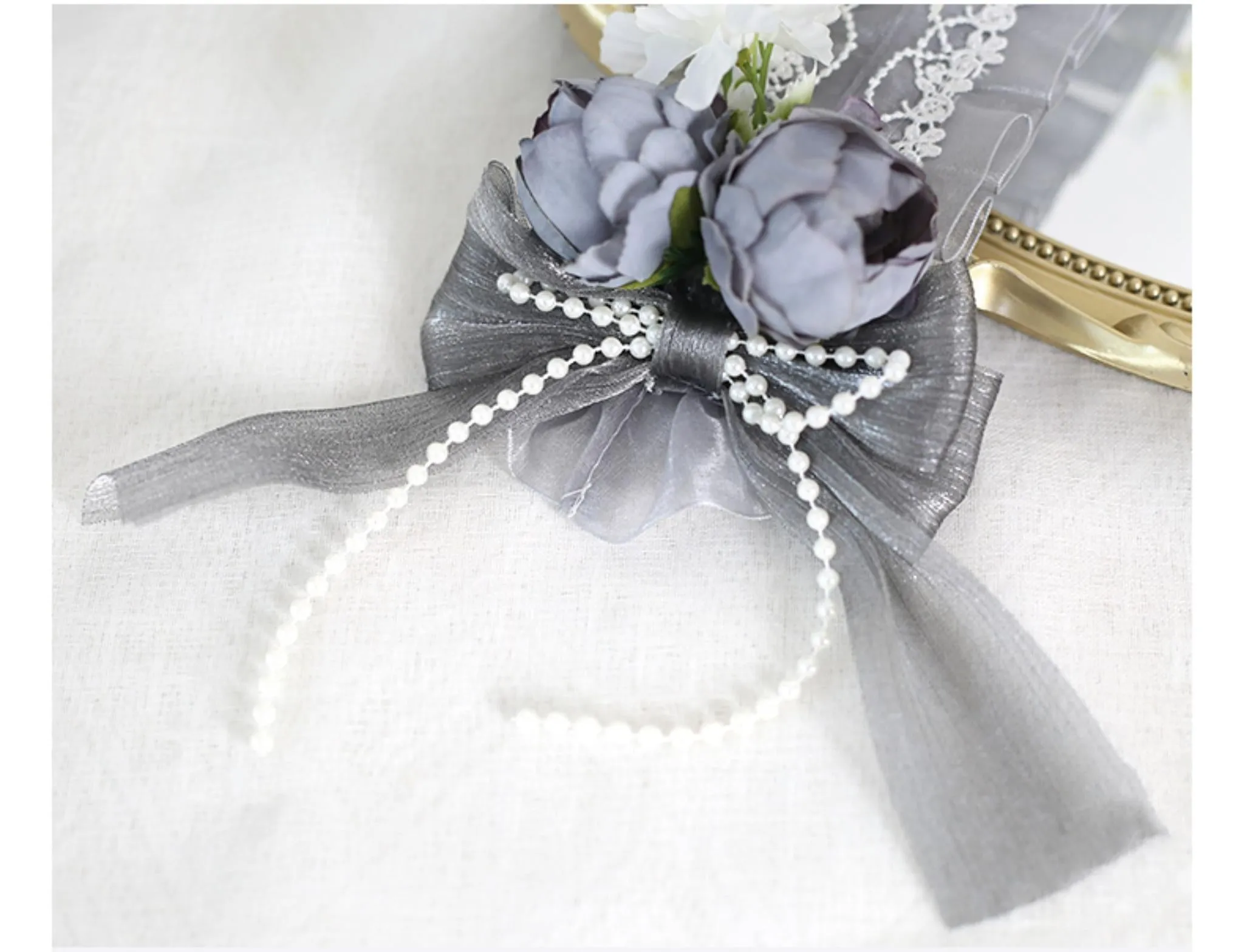 Xiaogui~Elegant Lolita Floral Lace Handmade Headband
