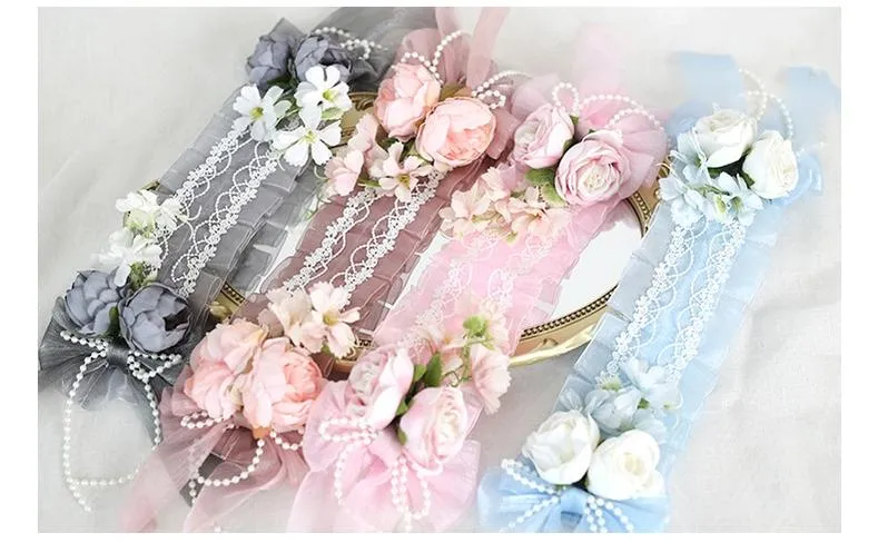 Xiaogui~Elegant Lolita Floral Lace Handmade Headband