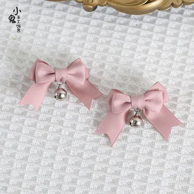 Xiaogui~Sweet Japan Fashion Lolita Bell Bow Clip