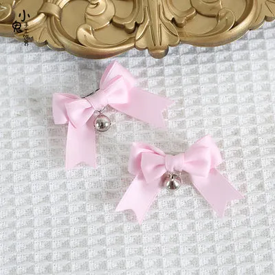Xiaogui~Sweet Japan Fashion Lolita Bell Bow Clip