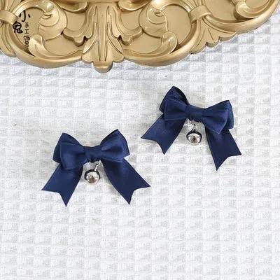 Xiaogui~Sweet Japan Fashion Lolita Bell Bow Clip