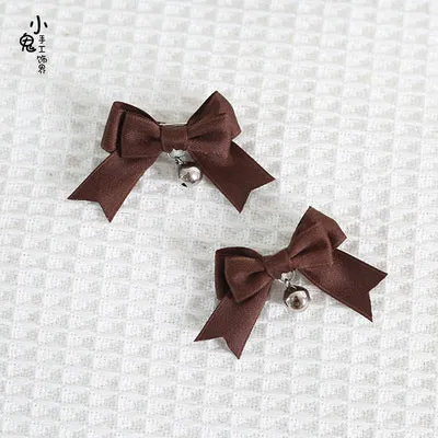 Xiaogui~Sweet Japan Fashion Lolita Bell Bow Clip