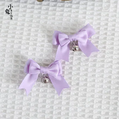Xiaogui~Sweet Japan Fashion Lolita Bell Bow Clip