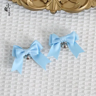 Xiaogui~Sweet Japan Fashion Lolita Bell Bow Clip