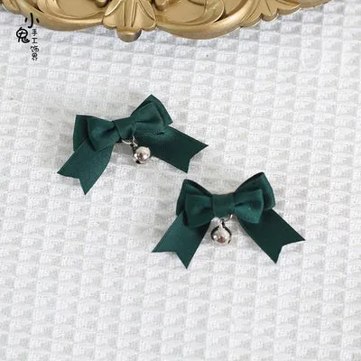 Xiaogui~Sweet Japan Fashion Lolita Bell Bow Clip