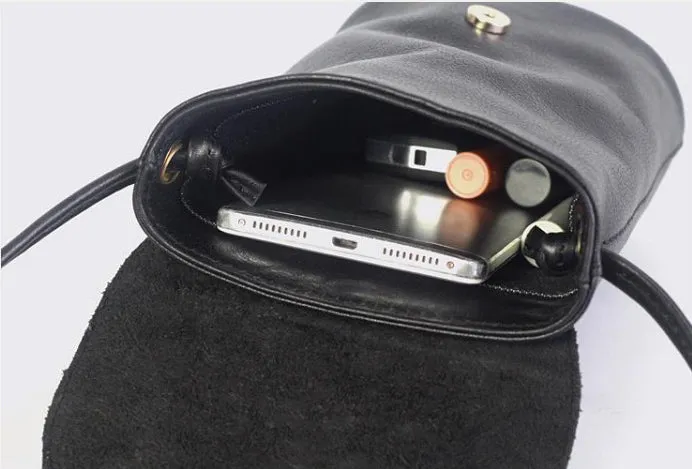 YAAGLE Girls' Portable Tanned Leather Mini Phone Bag YGG21866
