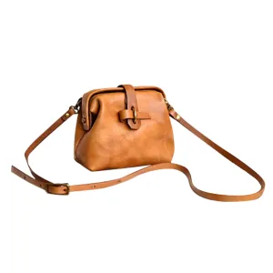 YAAGLE Women Vintage Vegetable Soft Tanned Leather Shoulder Bags YG291