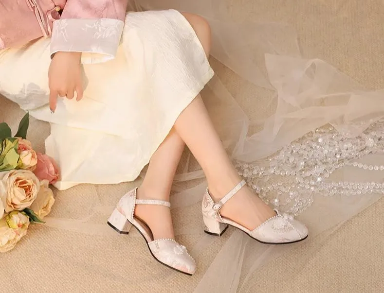 Yana~Heart Jade Yana~Qi Lolita Shoes Chunky Heels