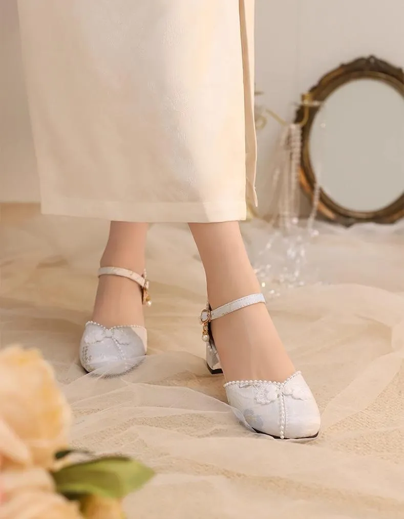 Yana~Heart Jade Yana~Qi Lolita Shoes Chunky Heels