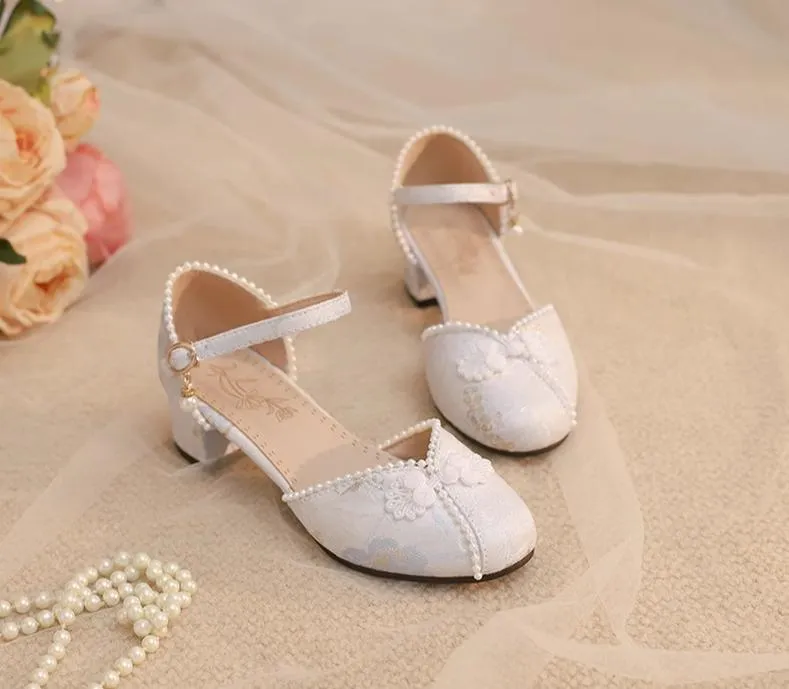 Yana~Heart Jade Yana~Qi Lolita Shoes Chunky Heels