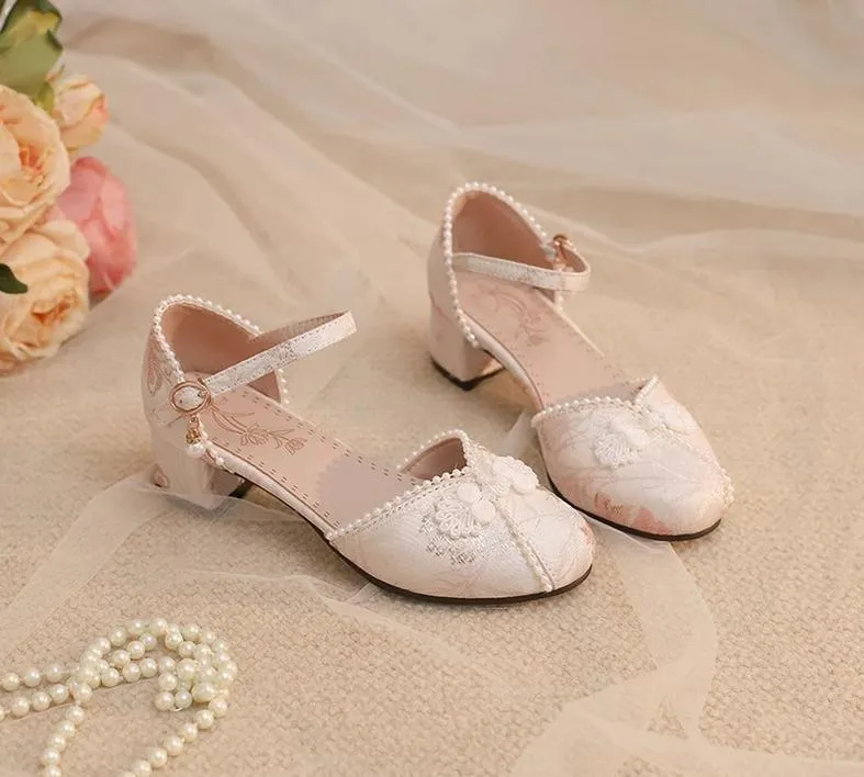 Yana~Heart Jade Yana~Qi Lolita Shoes Chunky Heels