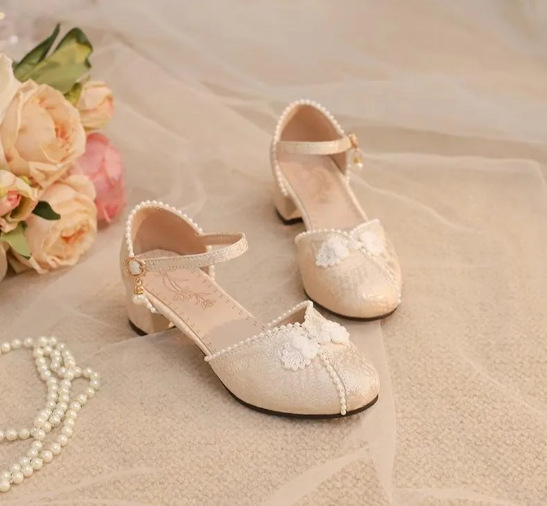 Yana~Heart Jade Yana~Qi Lolita Shoes Chunky Heels