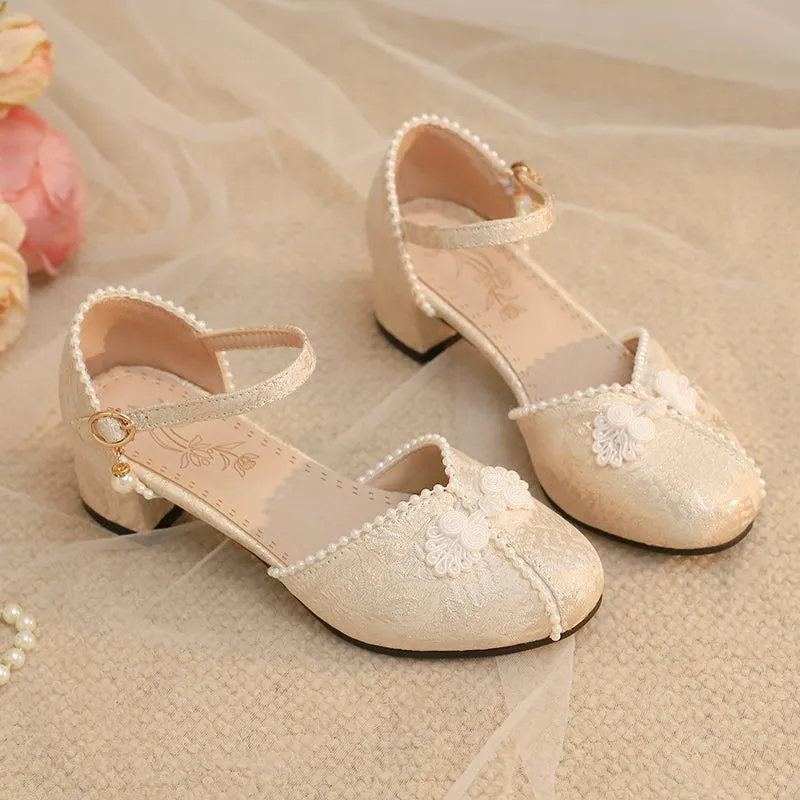 Yana~Heart Jade Yana~Qi Lolita Shoes Chunky Heels