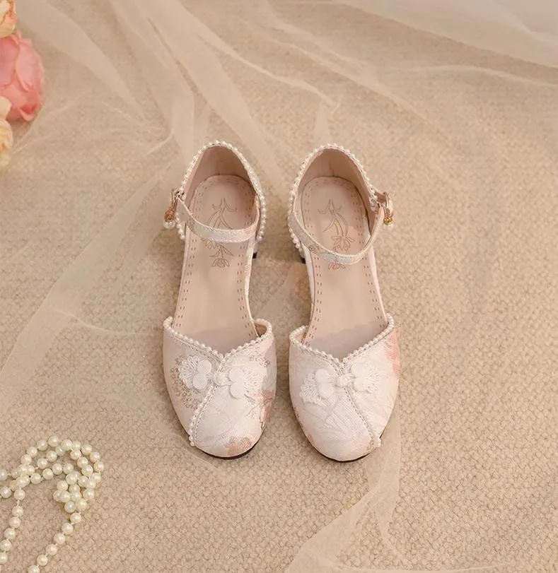 Yana~Heart Jade Yana~Qi Lolita Shoes Chunky Heels