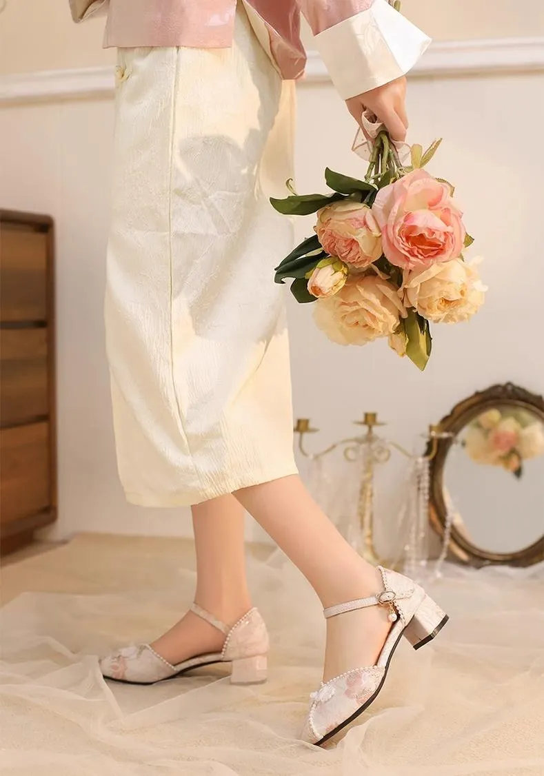 Yana~Heart Jade Yana~Qi Lolita Shoes Chunky Heels