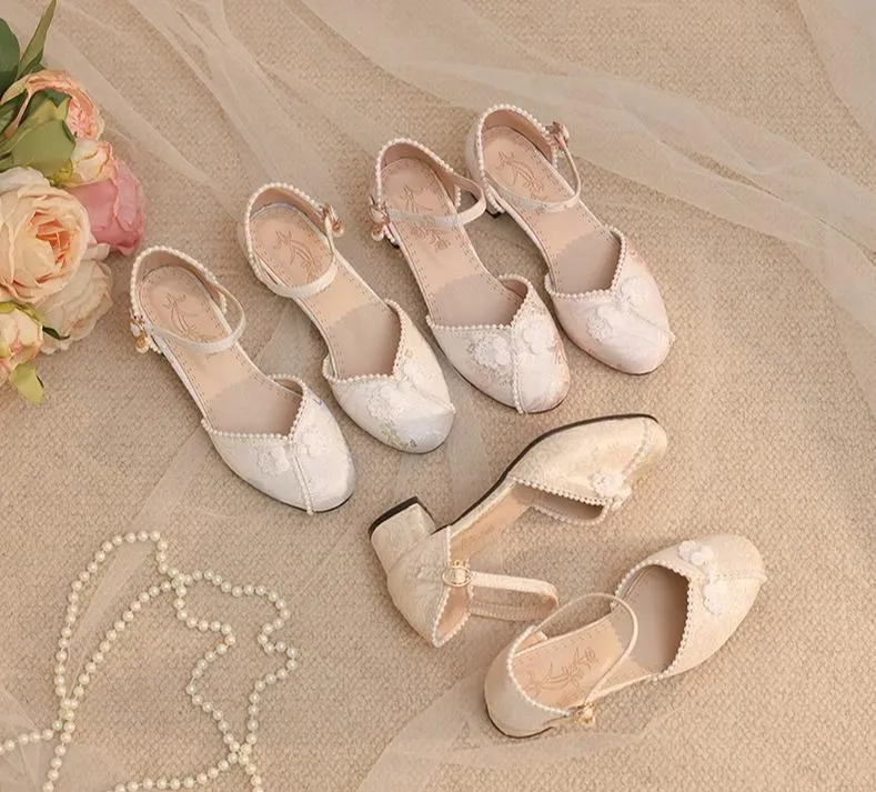 Yana~Heart Jade Yana~Qi Lolita Shoes Chunky Heels