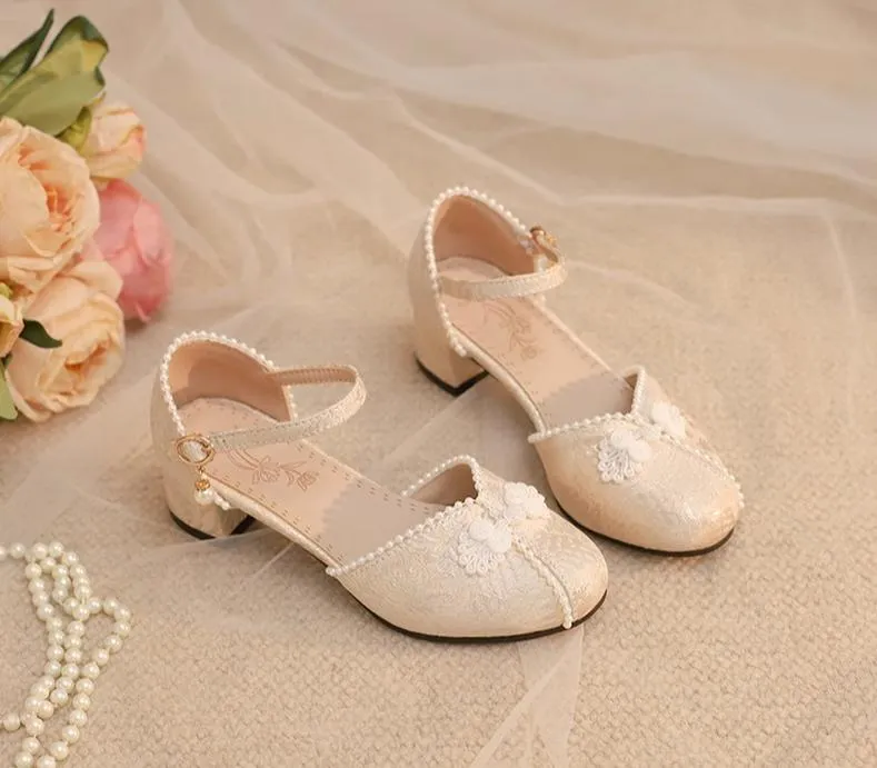 Yana~Heart Jade Yana~Qi Lolita Shoes Chunky Heels