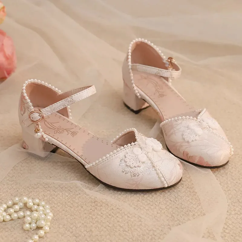 Yana~Heart Jade Yana~Qi Lolita Shoes Chunky Heels