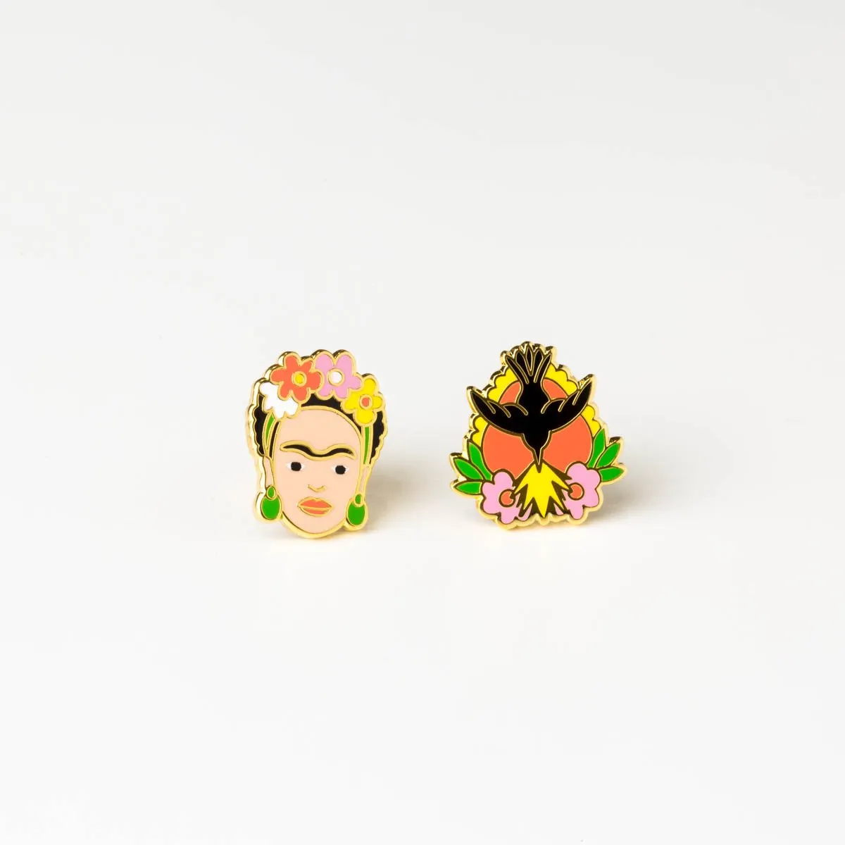 Yellow Owl Workshop - Frida Kahlo Milagro Earrings